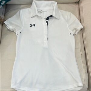 Under Armour White Golf Polo size XS